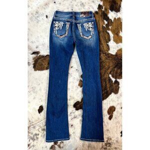 NEW Grace in LA Dream Catcher Pocket Bootcut Jeans in Easy Fit EB61803